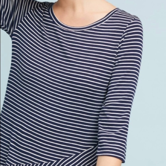 ANTHROPOLOGIE Striped Top Tunic Watson New Women’s - Picture 5 of 7